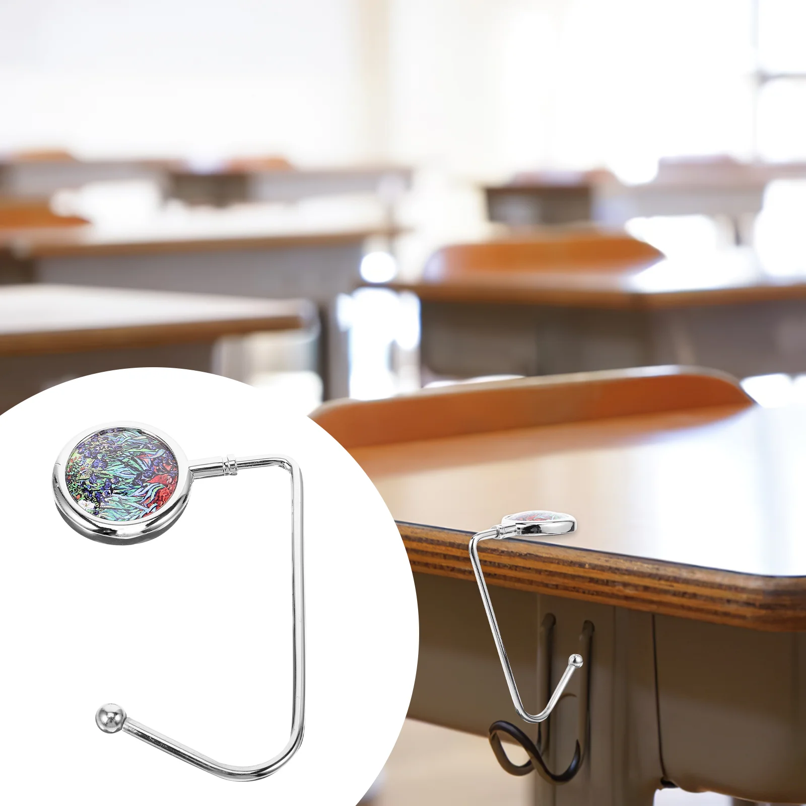

Purse Hook Student Bag Hanger Metal Hook Handbag Hanger Handbag Storage Hook