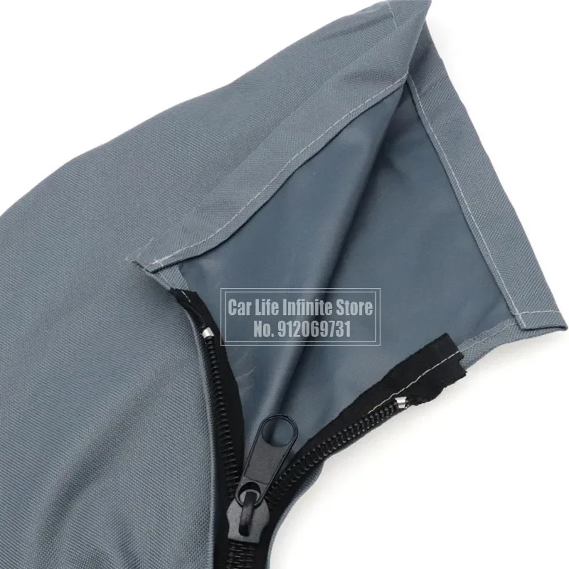 600D 3 Bow Bimini Top Boot Cover No Frame Yacht Boat Cover With Zipper Anti UV Dustproof Marine Accessories Waterproof