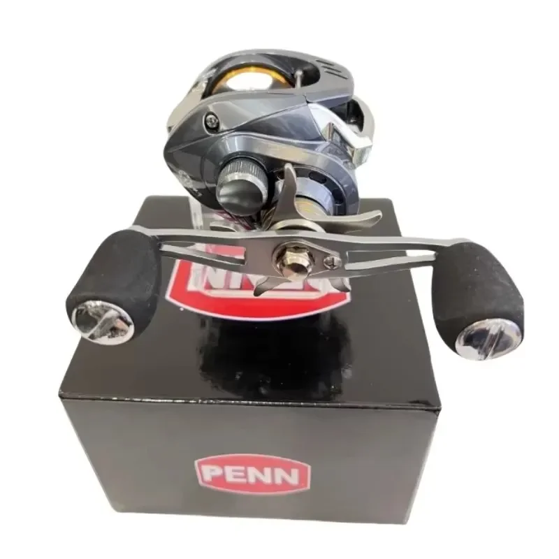 PENN Baitcast Reel Bearing 18+1 Gear 7:2:1 Braking Force 15kg Stainless Steel Bearing Adjustable From 1 To 9 Gears Fishing Reel