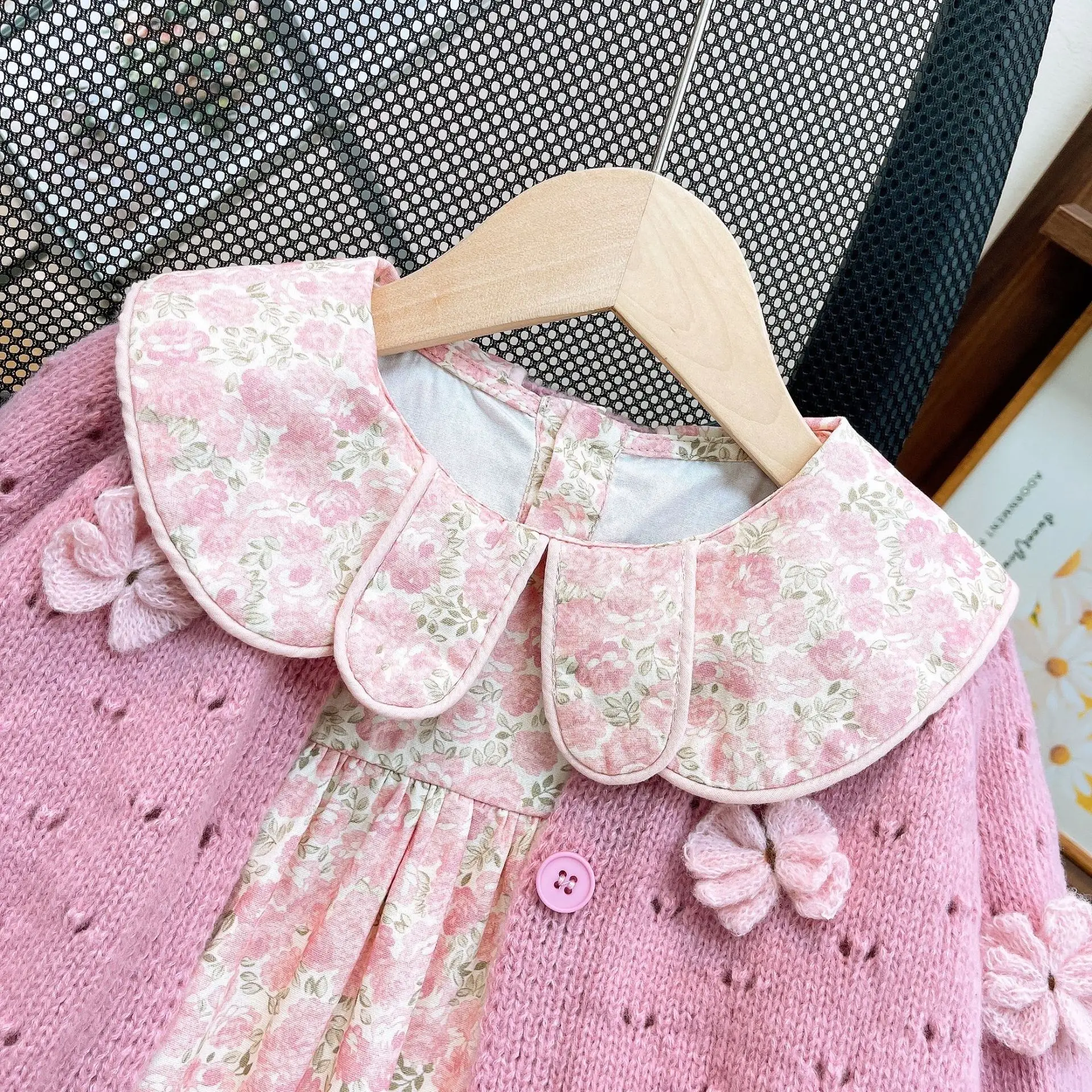 Floral Sweater Dress Set 3
