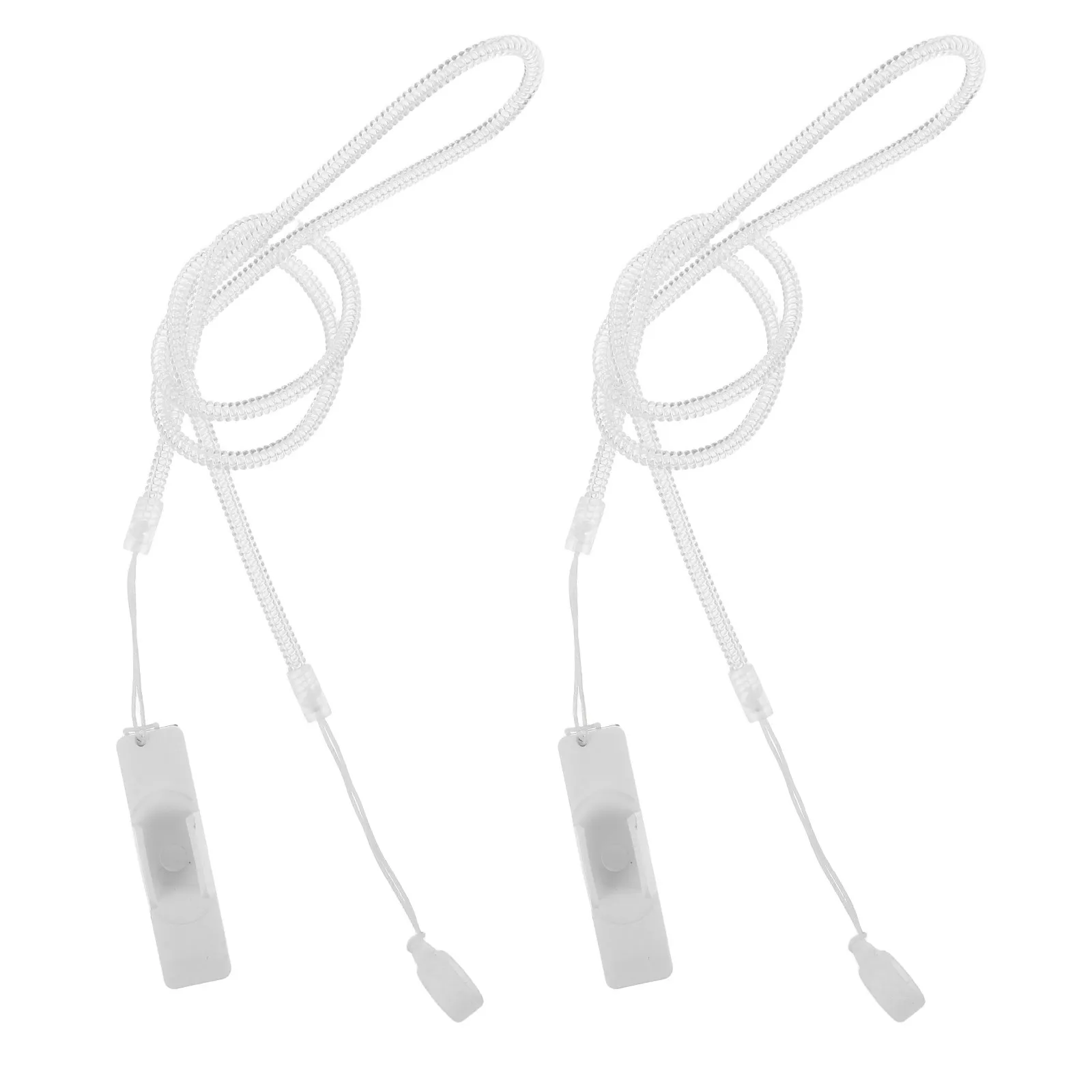 2Pcs 스타일러스 펜 홀더 스트랩(개폐식 끈 포함) 터치스크린 펜용 낙하 방지 테더 태블릿 LCD 데스크 워크스테이션