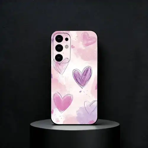 Bowknot Heart Phone Case For Samsung S25,S24,S23,S22,S21,S20,Plus,Fe,Lite,Others Black Cover - Image 7