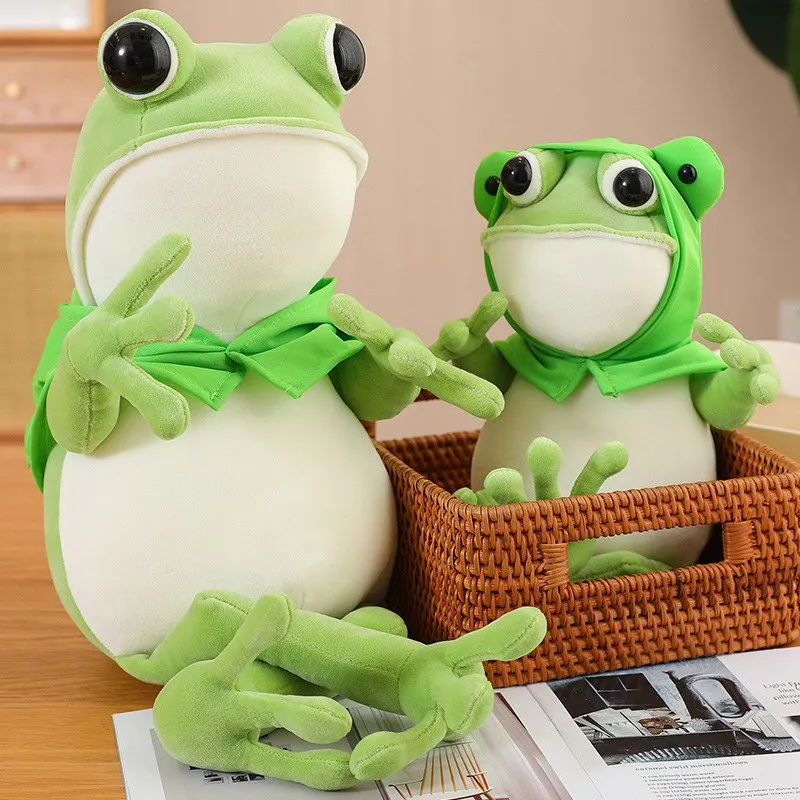 Large Prince Princess Frog Soft Stuffed Plush Toy