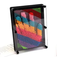 3D Pin Art Board Toy Sensory Rainbow Handprint Variable Needle Painting Decompression Gift Creativity Art Sensory Toys Sculpture 1