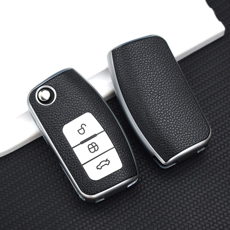 Ford Car Key Case Cover For Fiesta Focus Mondeo Falcon B-Max C-Max S-Max Eco Sport Galaxy Territory Keyless Shell Fob Protector key case cover,key case,car key shell