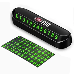 Car Parking Contact Number Plate Move Car Contact Card (Black)