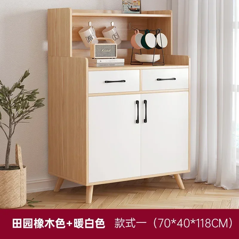 Nordic Kitchen Dish Cabinet Container Nordic et Sideboard Cabinet Drawers Storage Modern Mutfak Dolapları Kitchen Furniture