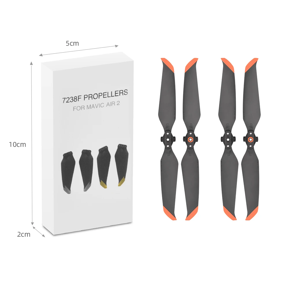 Hélices DJI Quick Release 2/4 Paires - Faible Bruit, Compatible Mini/Pro