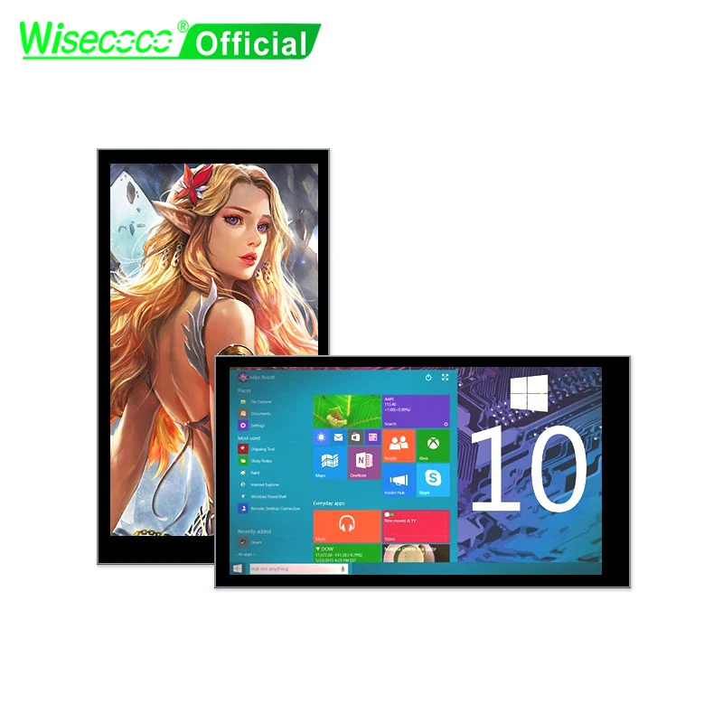 Wisecoco 6 Inch Portable Monitor 2K Display Built-in Battery