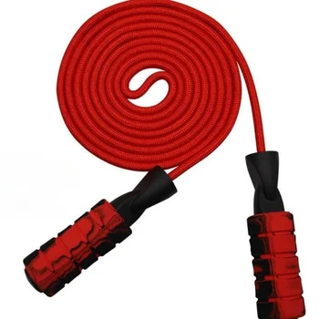 Thick Handle Woven Skipping Rope 1