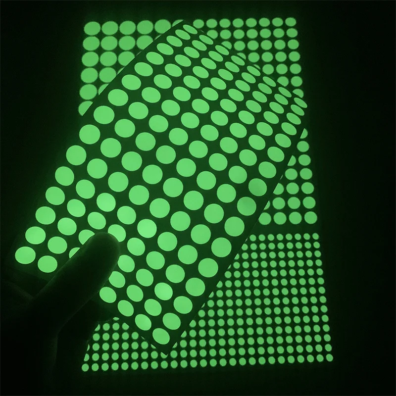 Glow Luminous Dark Wall Sticker  Glow Dark Wall Sticker Dots