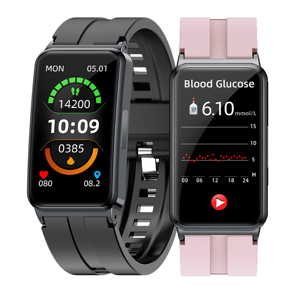 

Smart Bracelet Glucose Monitoring Watch For Body Temperature Electrocardiogram Heart Rate Sports Waterproof Intelligent Bracelet