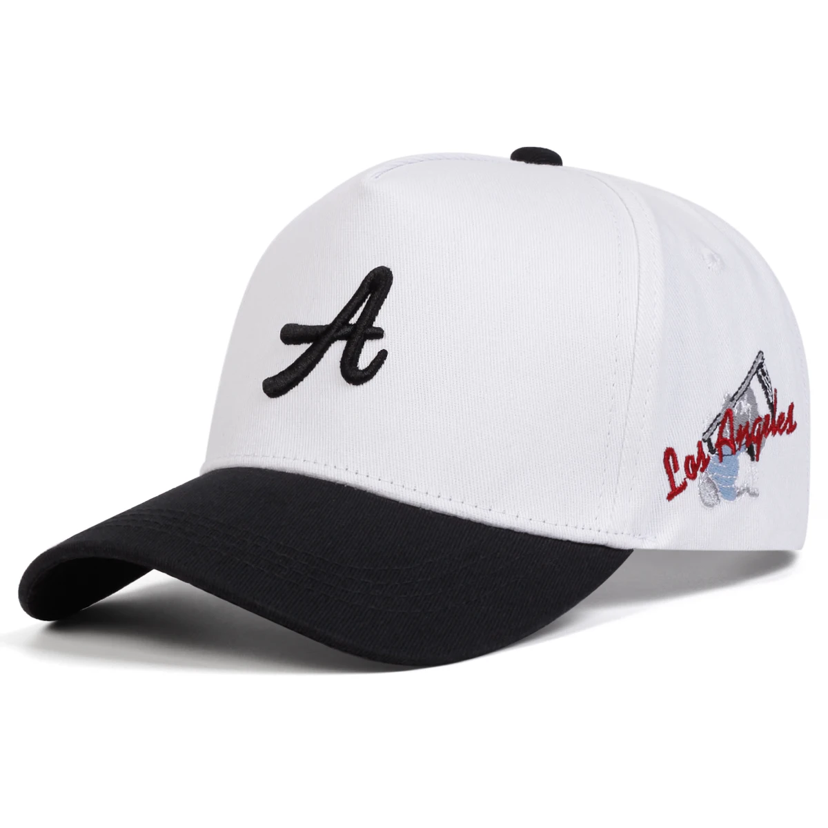 Unisex-Baseballmützen mit Buchstaben-Stickerei, für Frühling und Herbst, für den Außenbereich, verstellbar, lässige Hüte, Sonnenschutzhut – Detail 5
