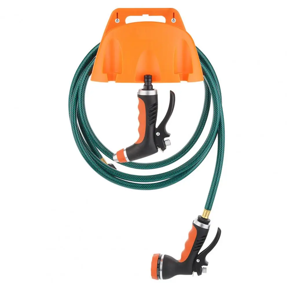

Durable Wall-mounted Hose Rack Sturdy Wall-mounted Plastic Hose Holder for Neat Garden Irrigation Easy Hose Placement for Garden