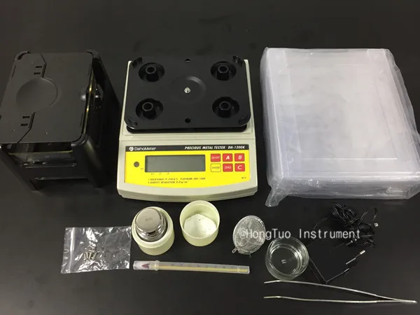 Dh-1200k Gold And Silver Tester Portable Gold Purity Testing Machine Price  - Densitometers - AliExpress