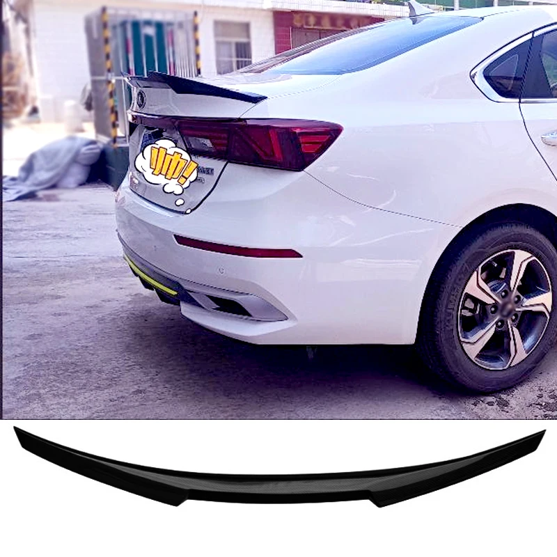 Cerato Spoiler For Kia Forte Sport K3 Gt Gloss Black 20192022 Sedan Car Rear Trunk Wing Type D
