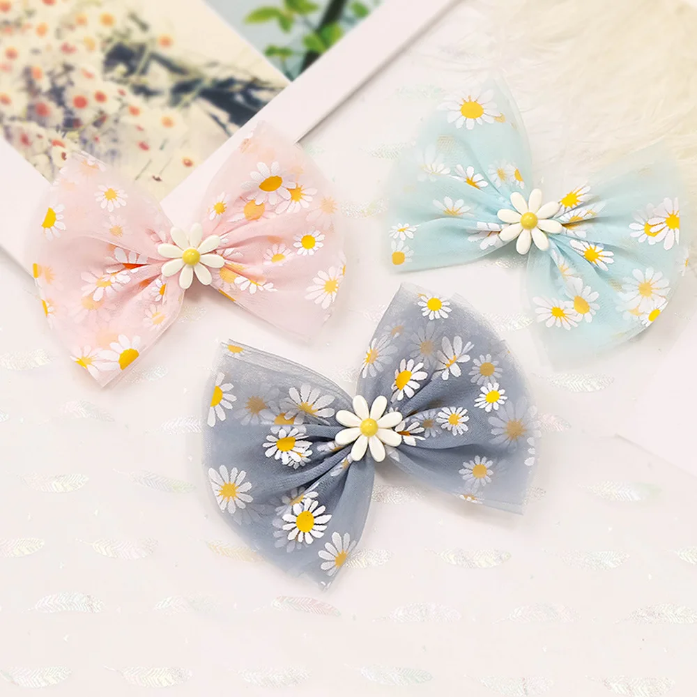 Children Bow Crown with Rhinestone Hair Pins Clips Princess Cute Girls Tiaras Barrette Hairpins for Kids Headwear Accessories
