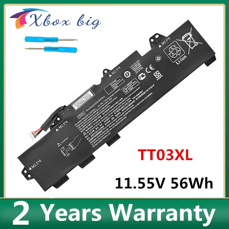 

TT03XL Laptop Battery for HP EliteBook HSTNN-UB7T HSTNN-LB8H DB8K 850 G5 G6 ZBook 15U G5 G6 932824-2C1 933322-855 11.55V 56WH