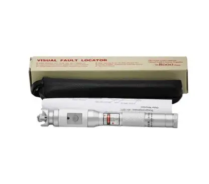 10mw  VFL650-2S Pen-Type Visual Fault Locator Light Source Fiber Tester 10-15 Km with FC Protective Cap