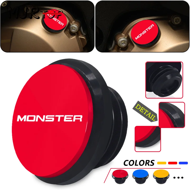 

Motorcycle CNC Engine Oil Filler Screw Protection Cover Cap For Ducati Panigale V4 V4S V4R 1299 MONSTER 821 696 796 797 1200