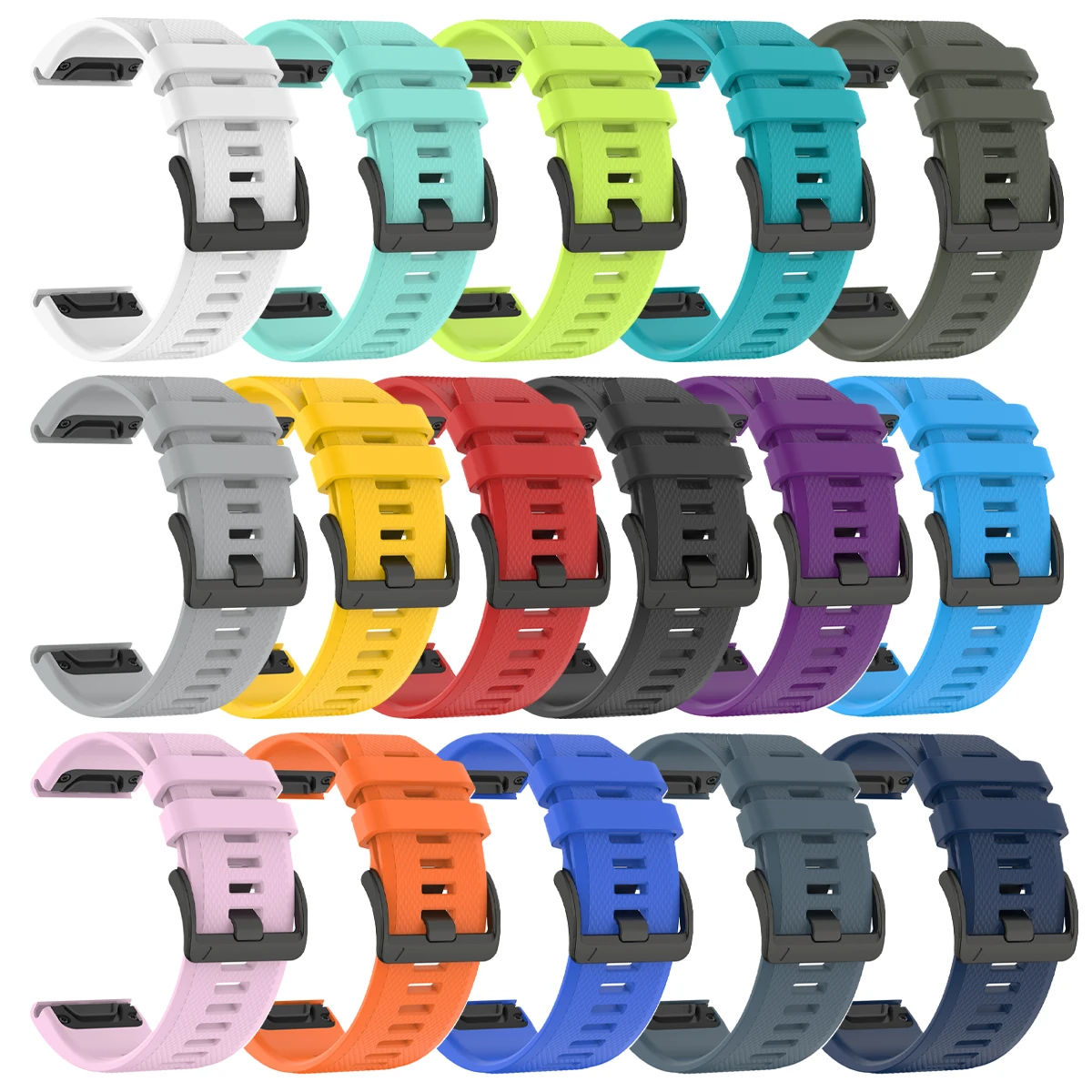 Premium Sports Silicone Watch Band - QuickFit Strap