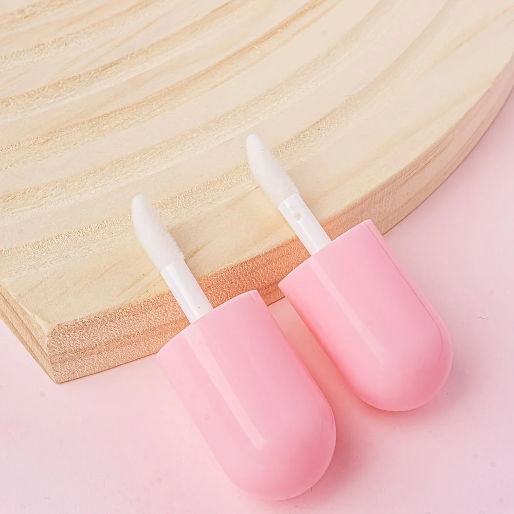 Description Picture 4 of item5/10PCS 3ml Refillable Mini Lip Gloss Tubes Empty Lip Balm Bottle for DIY Lip Oil Travel Portable Clear Lipstick Container Tubes