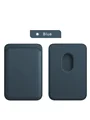 Leather dark blue