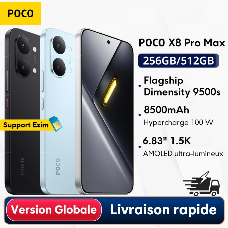 POCO X8 Pro Max 12/256 Go 120 Hz