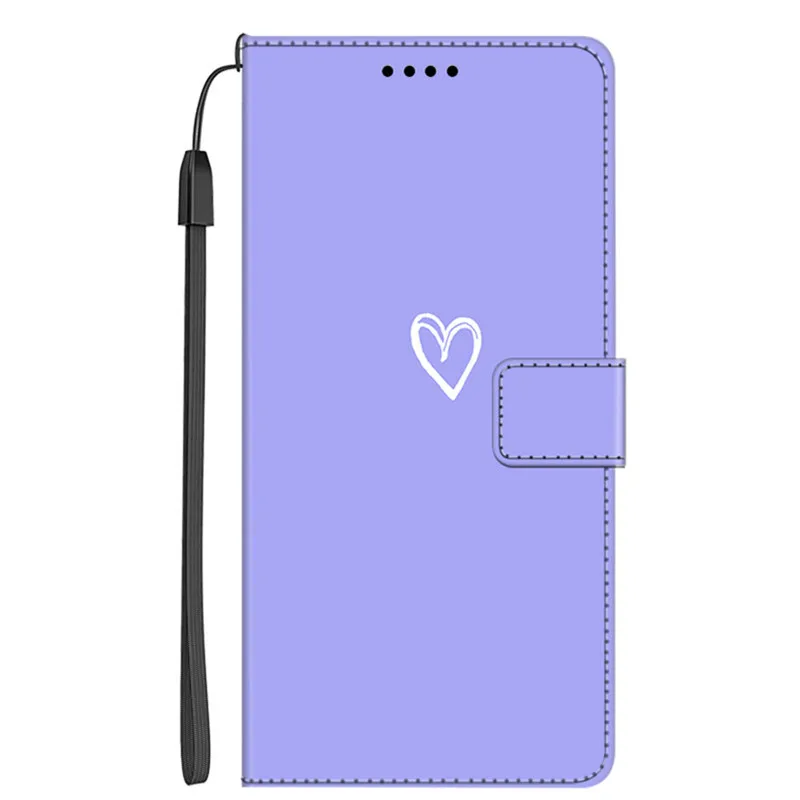 Leather Magnetic Book Cover Flip Wallet Case