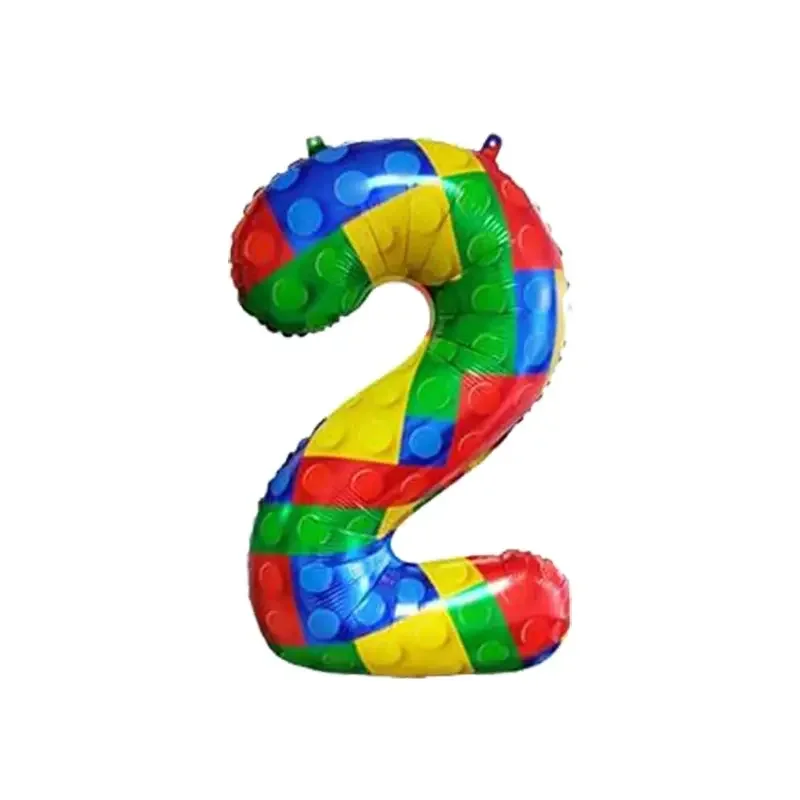 Bausteine Thema Geburtstag Party Dekoration Geschirr Tasse Kuchen Topper Ballon Hintergrund Tischdecke Banner Für Party Liefert – Detail 31