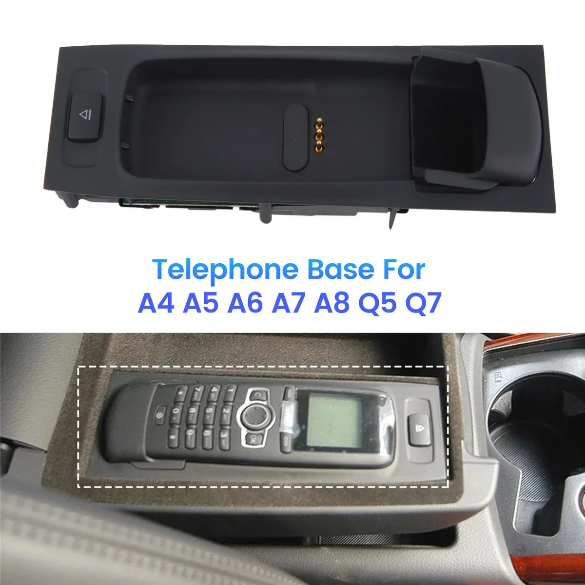 

Автомобильный подлокотник, зарядная док-станция для телефона 4F0035707C 4L0035707A 4E0035705 для Audi A4 A5 A6 A7 A8 Q5