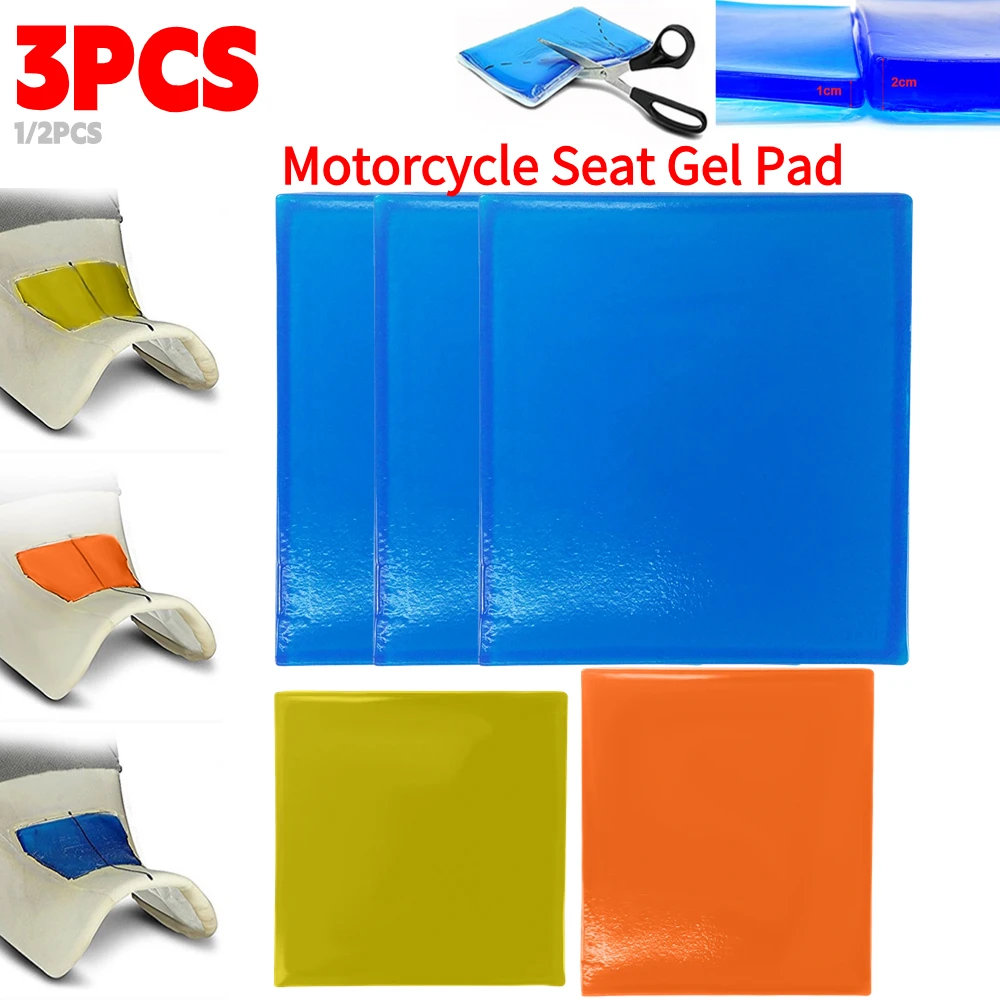 Cojín Moto Almohadilla de gel para asiento de motocicleta, cojín cómodo,  alfombrilla de absorción de Tmvgtek Accesorios para autos y motos