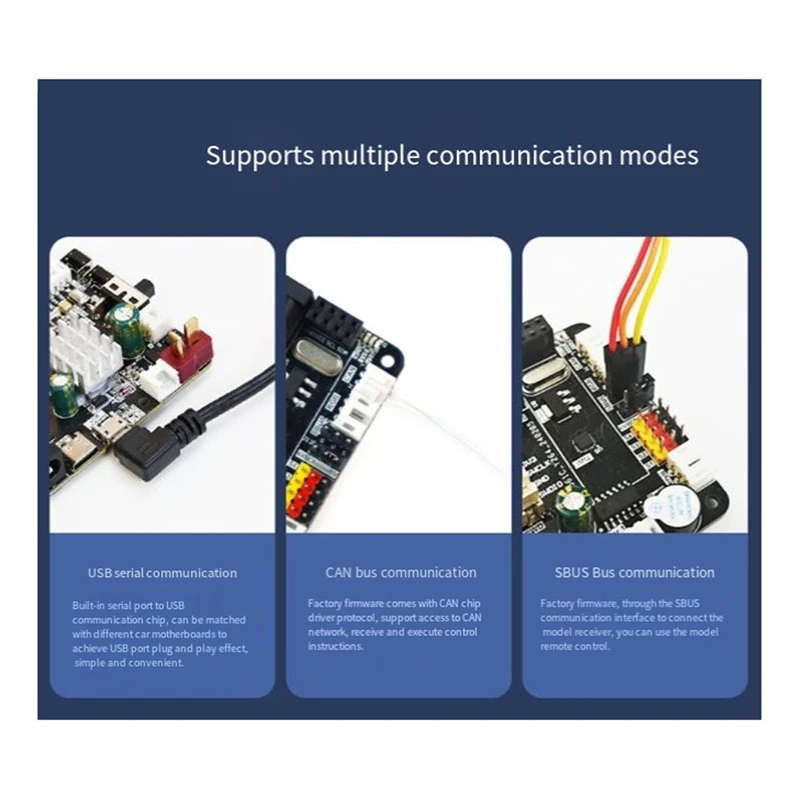 Scheda di controllo robot Ros Ros2 con Stm32f103rct6 Imu per robot Raspberry Pi Jetson - immagine 3
