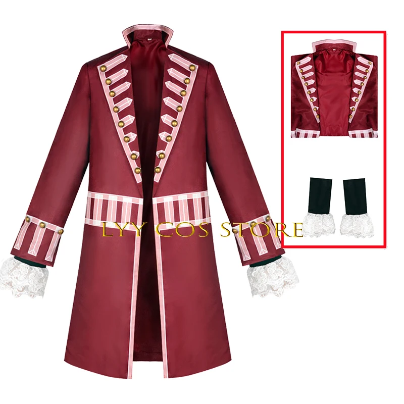 Movie Captain Hook Cosplay Fantasia Anime Pan Costume Uniforme Pirate Trench Coat Party Outfit For Men