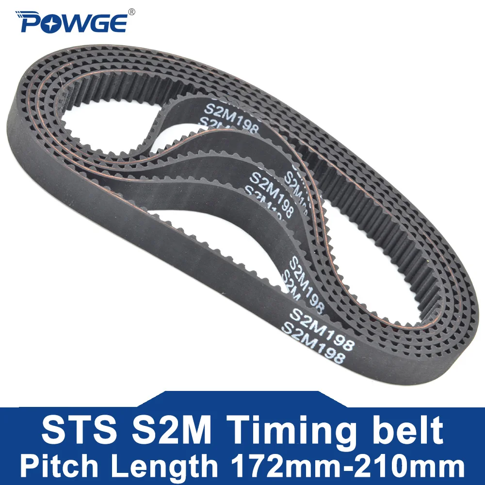 Powge-sts S2m Correia Dentada lp = 172 174 176 178 180 182 184 186 188 190 192 194 196 200 202 204 206 208 210 Largura 420 mm Borracha