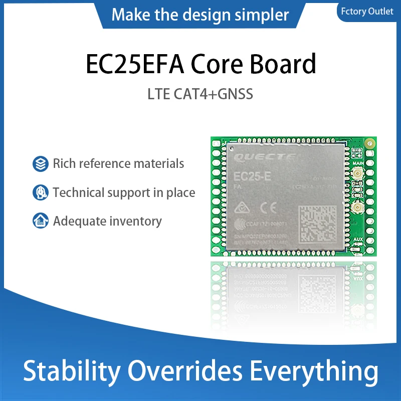 

LTE CAT4 Development Boards EC25EFA EC25EFA-512-STD Core Board 1pcs