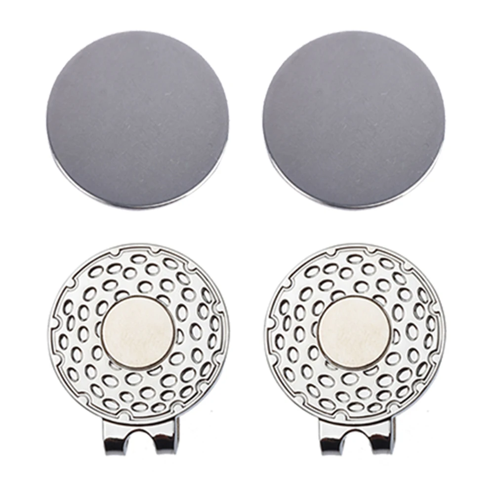 Golf Hat Clip Ball Mark 2set Golf Cap Clips And 25mm Ball Marker Men Women Golfer Gifts Accessories