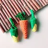 Pet Parrot Chewing Teething Toys Hamster Rabbit Hand-woven Straw Rope Carrot Corn Rattan Ball Toys Bird Cage Hanging Accessories 2