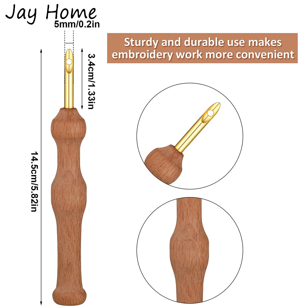 6-Piece Adjustable Punch Needle Kit 3