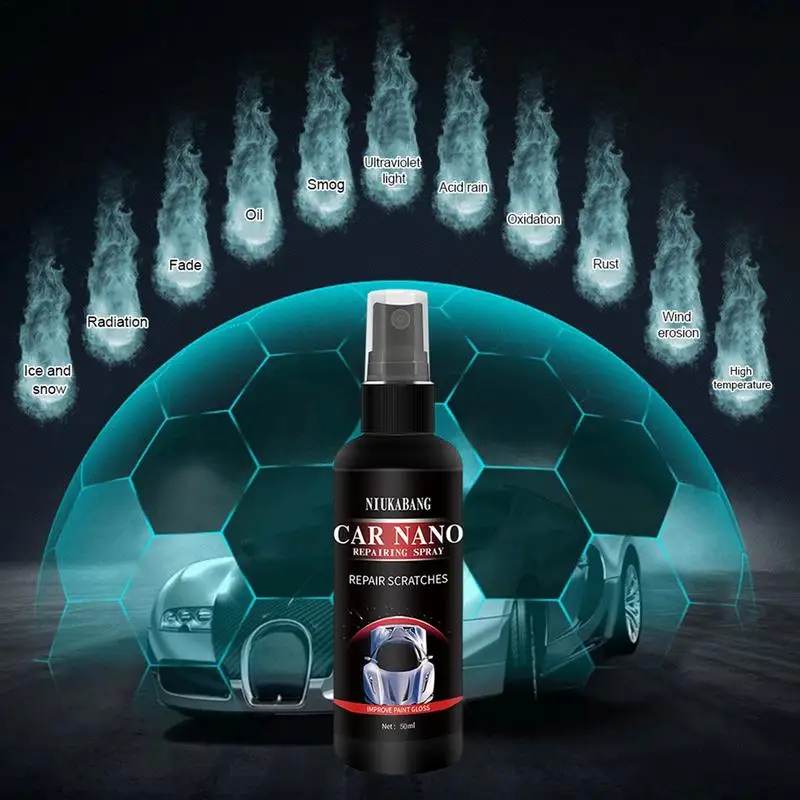 Car Scratch Repair Nano Spray Car Nano Coating Polish and Paint Restorer Auto Scratch Removal Tool for Easily Repair Tools