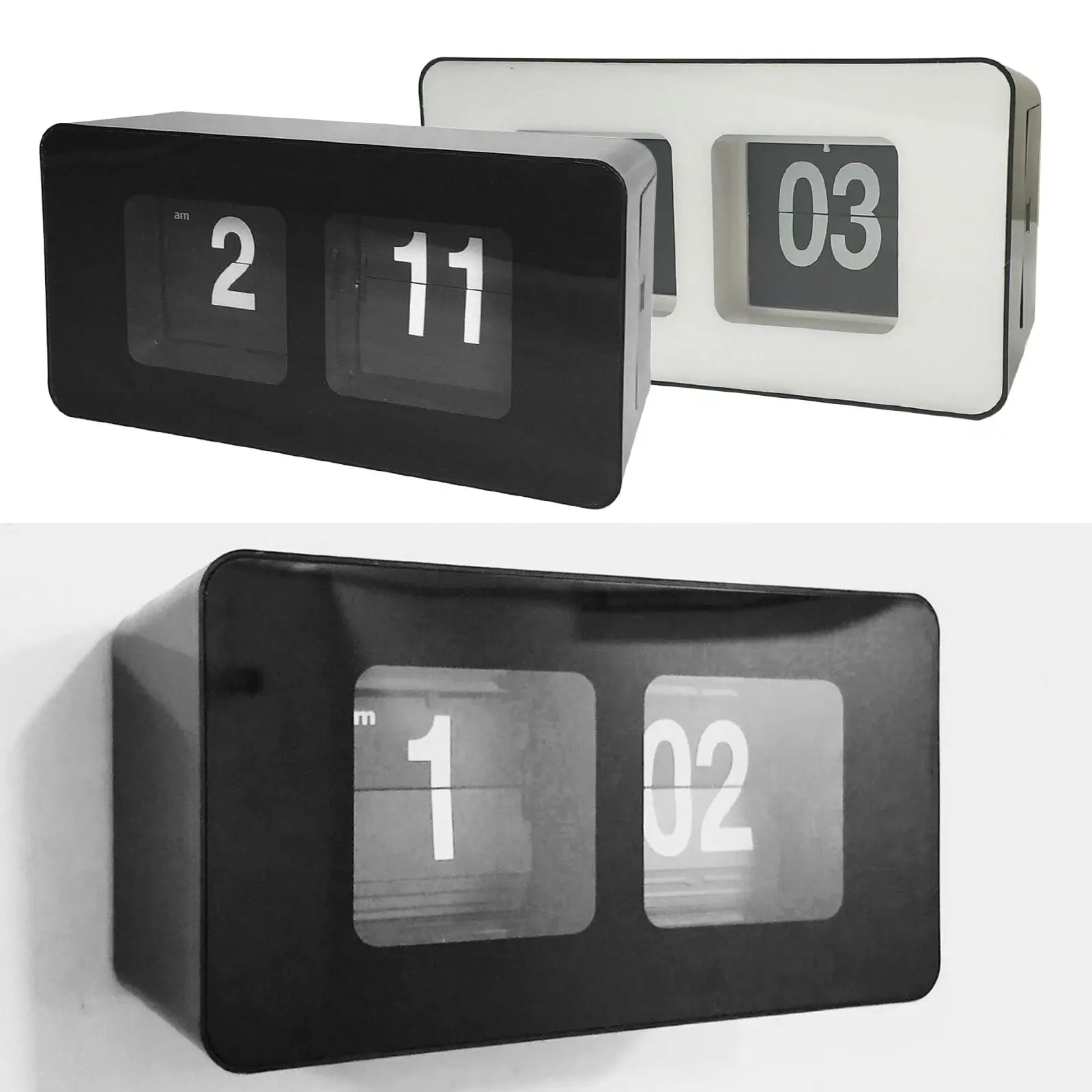 Modern Auto Flip Clock Clocks Christmas Gift Bedroom Living Room Decoration flipping clock