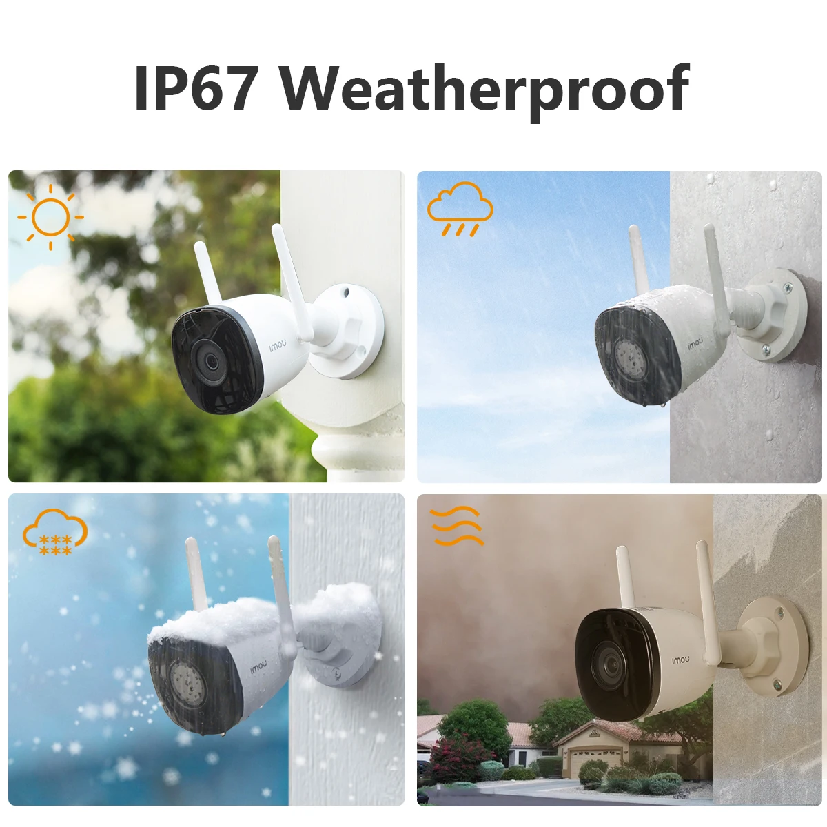 Dahua Imou 4mp 2mp Bullet 2c Wifi Camera Automatic Tracking Weatherproof Ai  Human Detection Outdoor Surveillance Ip Camera - Ip Camera - AliExpress