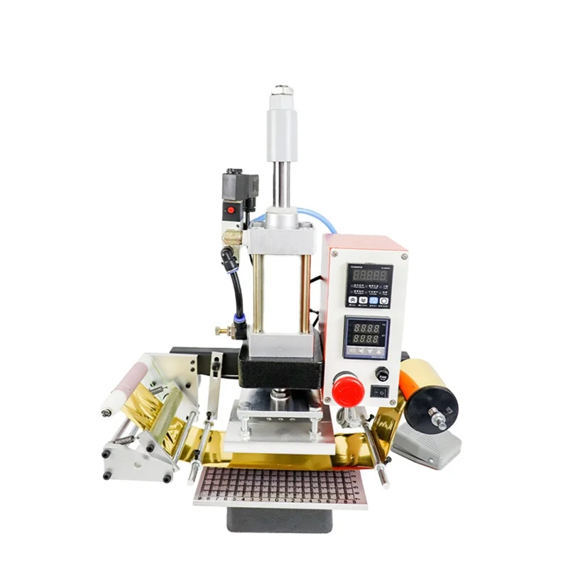 

Semi-Automatic Pneumatic Heating Hot Stamping Machine for Leather Embossing