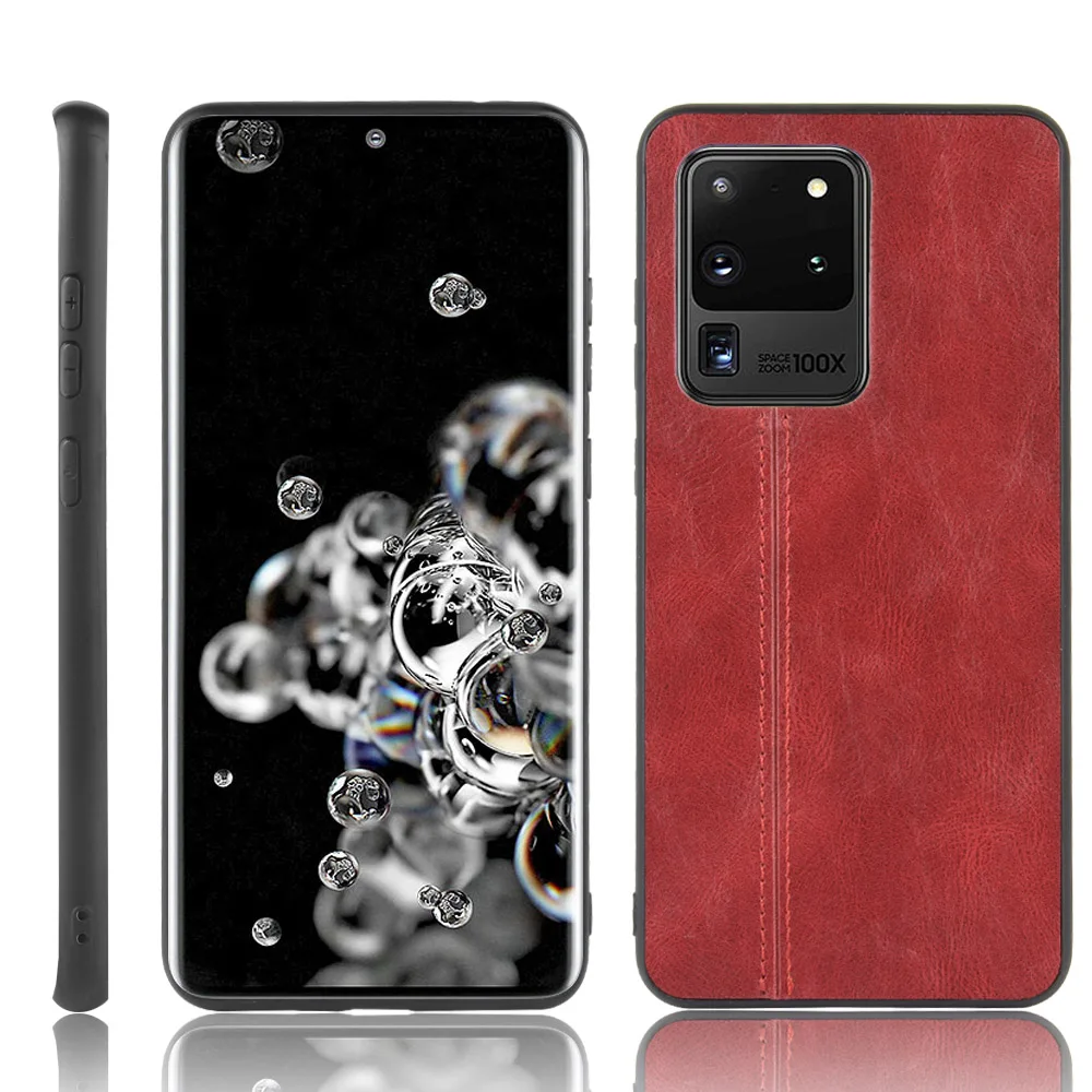Per Samsung Galaxy S20 + Custodia Galaxy S20 Plus Custodia Morbida In Pelle Di Vitello Con Bordo Morbido Per Custodia Samsung Galaxy S20 Ultra S 20