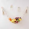 Boho Plush Toy Nordics Toy Hammock Hanging Storage Cotton Space Saver Wall Net Net Bag Plush Toy Handwoven Lace Hammock 3