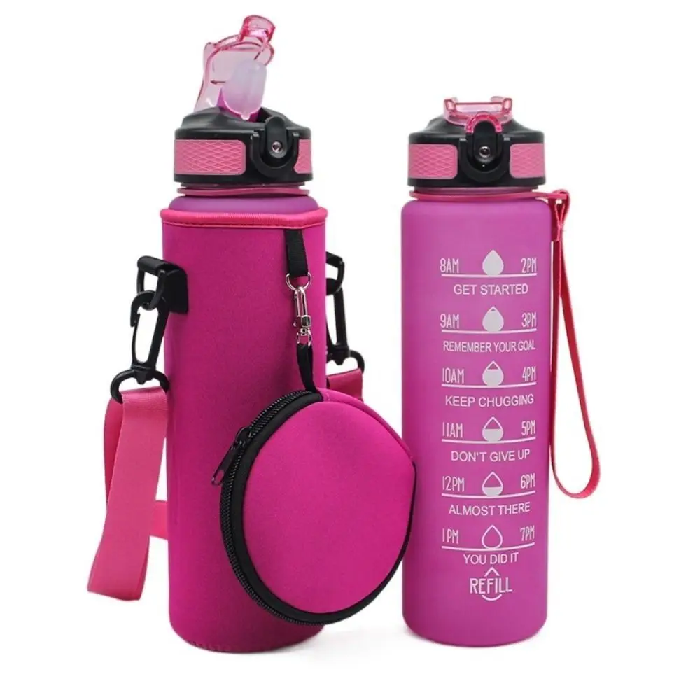 

Earphone Pouch Water Bottle Bag with Headphone Bag Crossbody Strap Insulated Water Cup Cover Portable Adjustable Strap