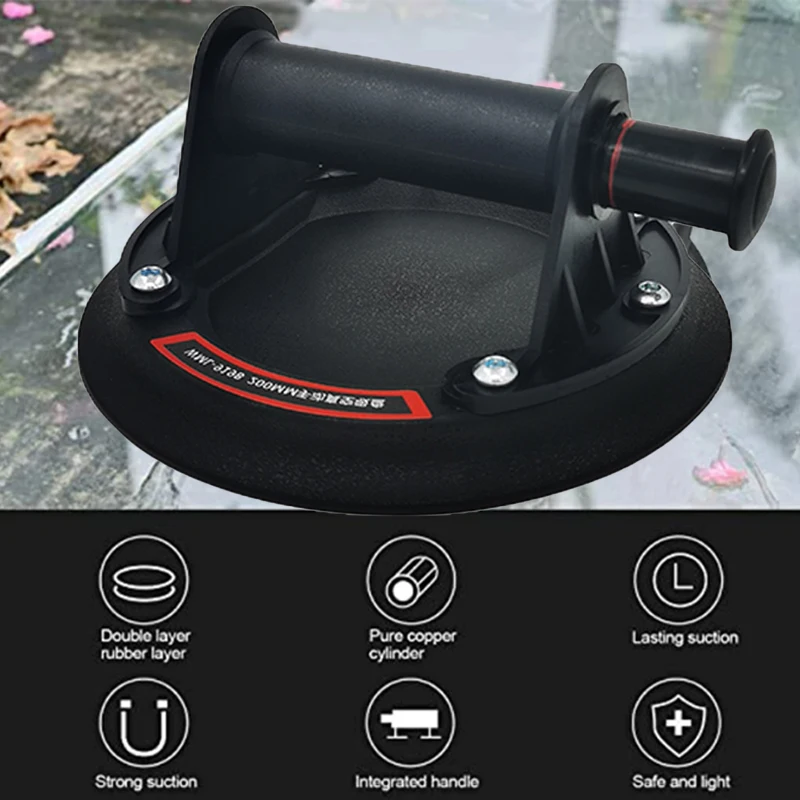 Vacuum Suction Cup 200kg Loading Capacity Heavy Duty Vacuum Spreader Tile Adsorption Granite Glass Lifting 8 Inch Cup electric vacuum lifter