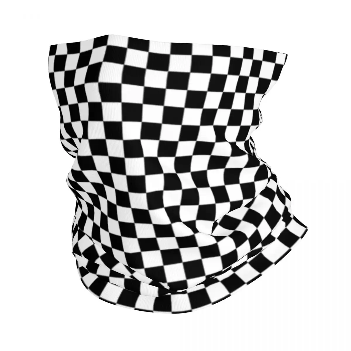 

Checkerboard Bandana Neck Gaiter Printed Mask Scarf Warm Cycling Scarf Riding Unisex Adult All Season