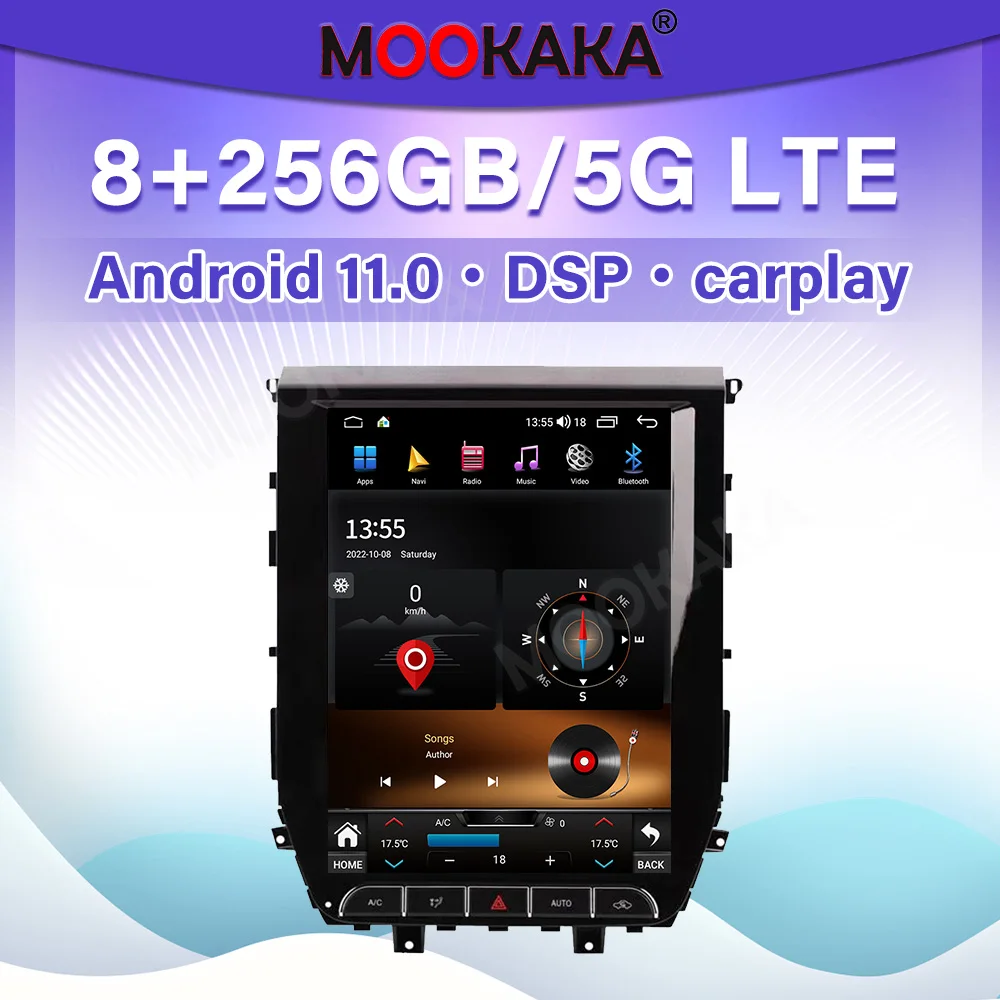 

For Toyota Land Cruiser 2016-2020 Android 11 Car Multimedid player Auto Radio GPS Navigation Audio Stereo