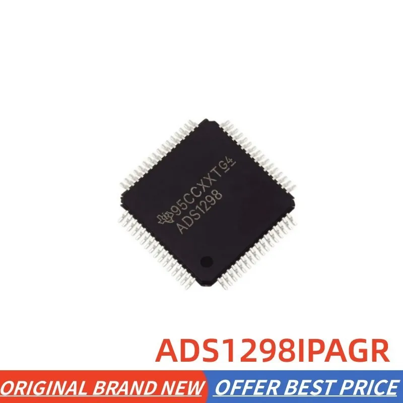 

New Original Authentic IC Electronic Components ADS1298IPAGR ADS1298 TQFP64 Analog Front End AFE General Purpose 8 ADC 24bit